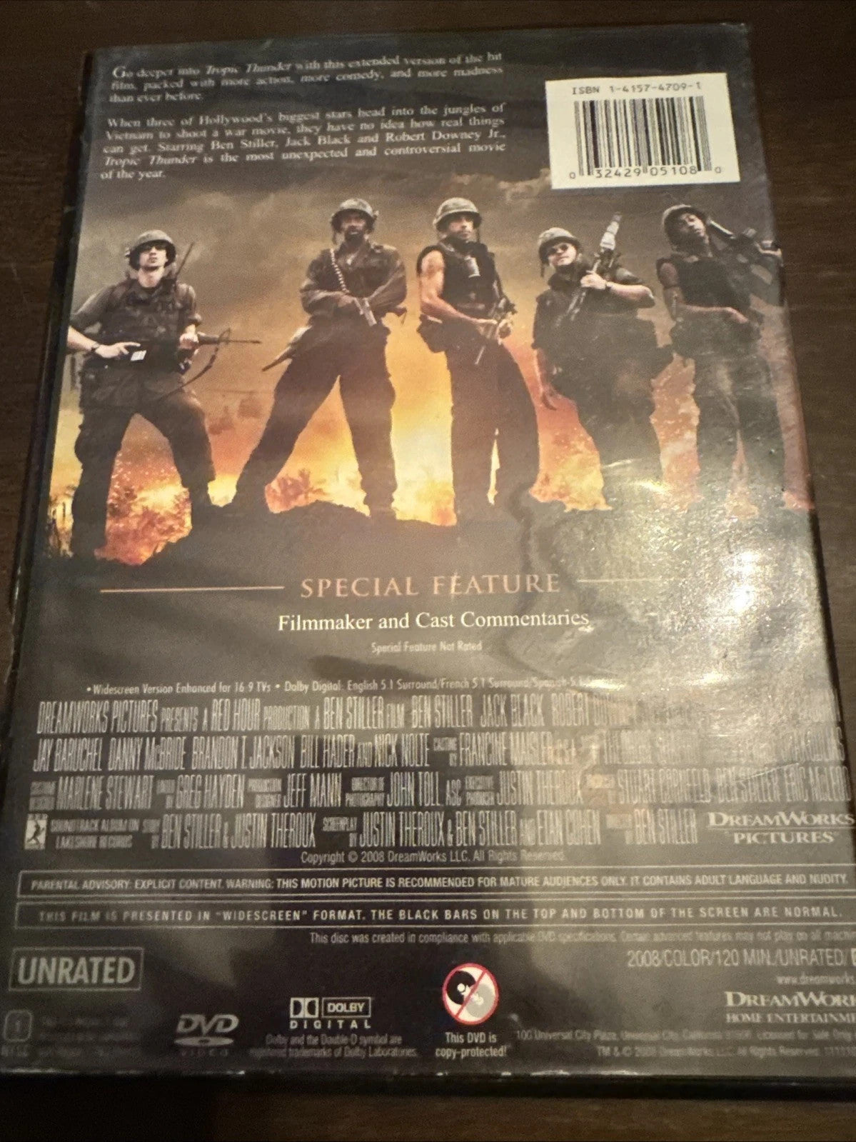 Tropic Thunder (DVD, 2008) Tested