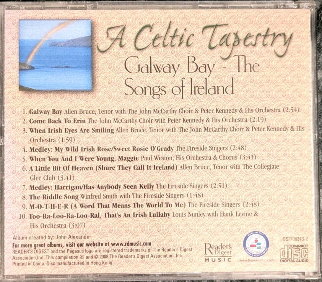 A Celtic Tapestry Galway Bay The Songs of Ireland World Music CD 2008