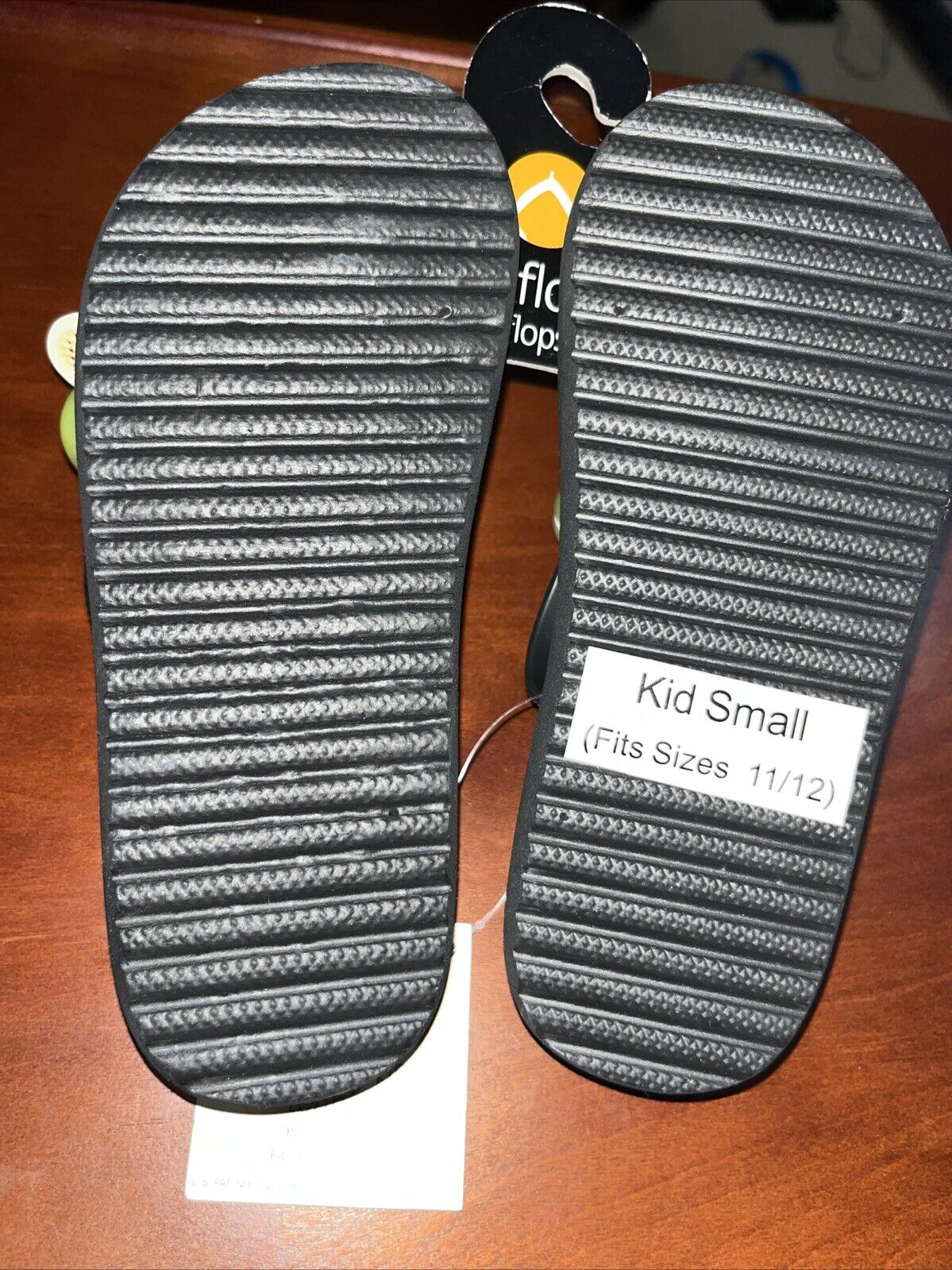 Hotflops Tennisflops Flip Flops Kids Small 11/12 NWT