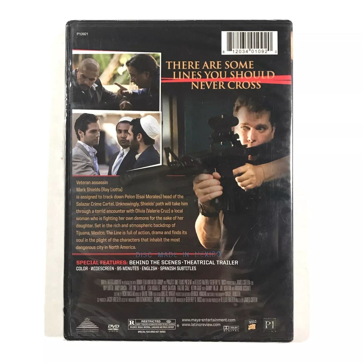 The Line (DVD) Ray Liotta, Andy Garcia, Esai Morales, - Brand New Sealed