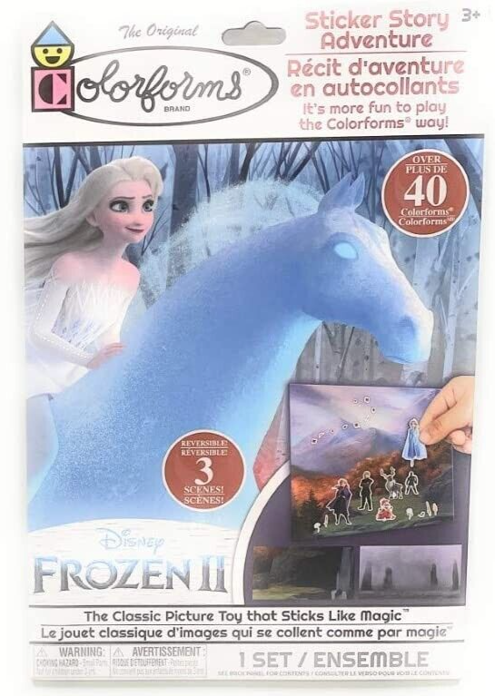 Colorforms Disney Frozen II Sticker Story Adventure Set 40+ stickers Party Favor