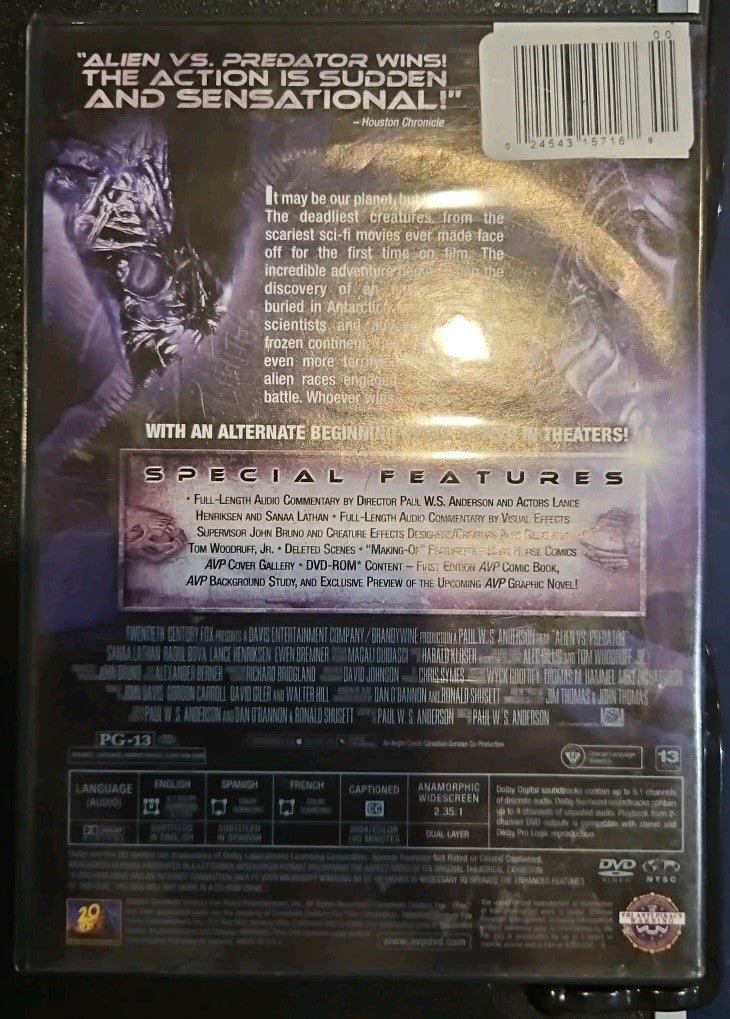 Alien vs Predator (DVD, 2004) Widescreen