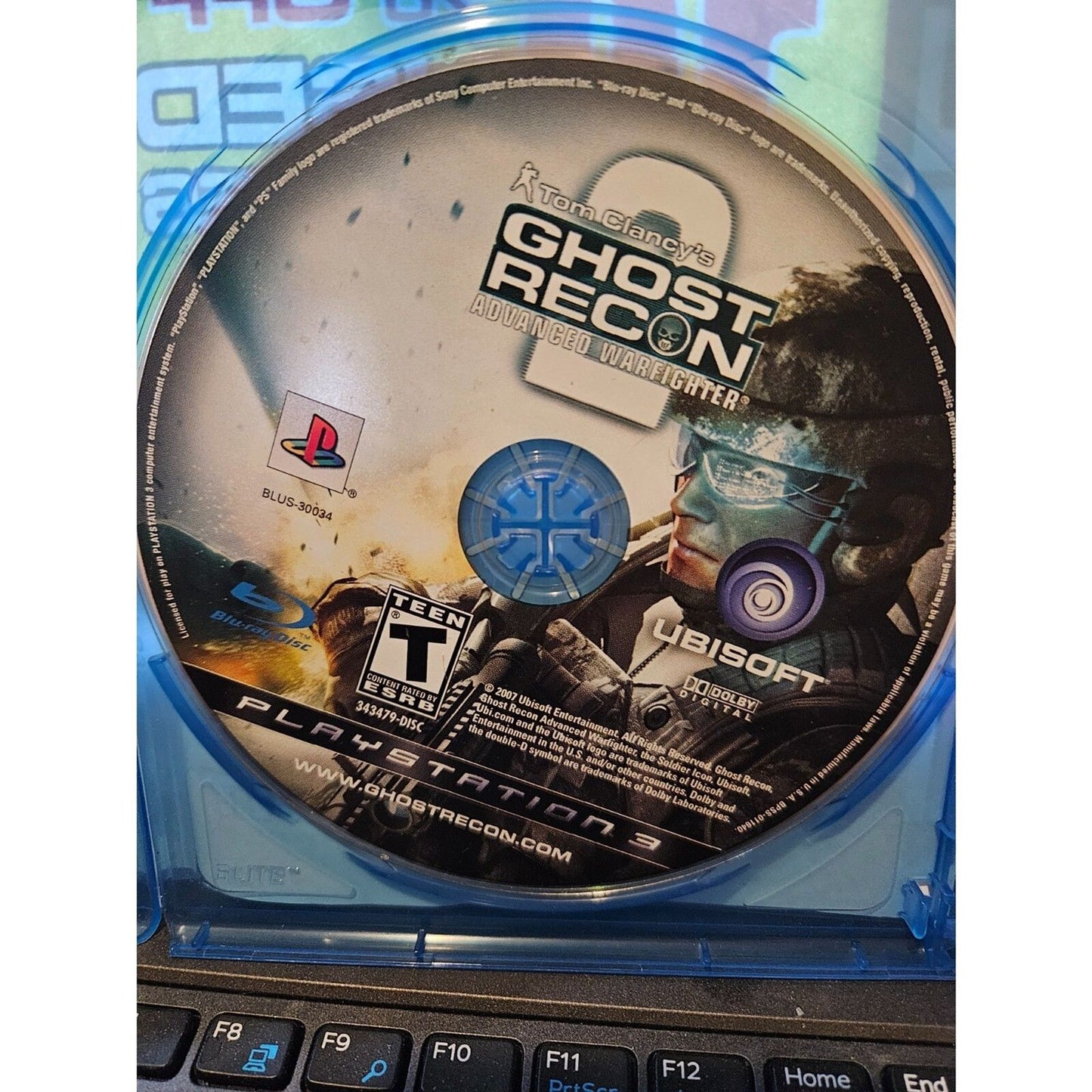Ghost Recon: Advanced Warfighter 2 (PS3). No original cover artwork. Tested.
