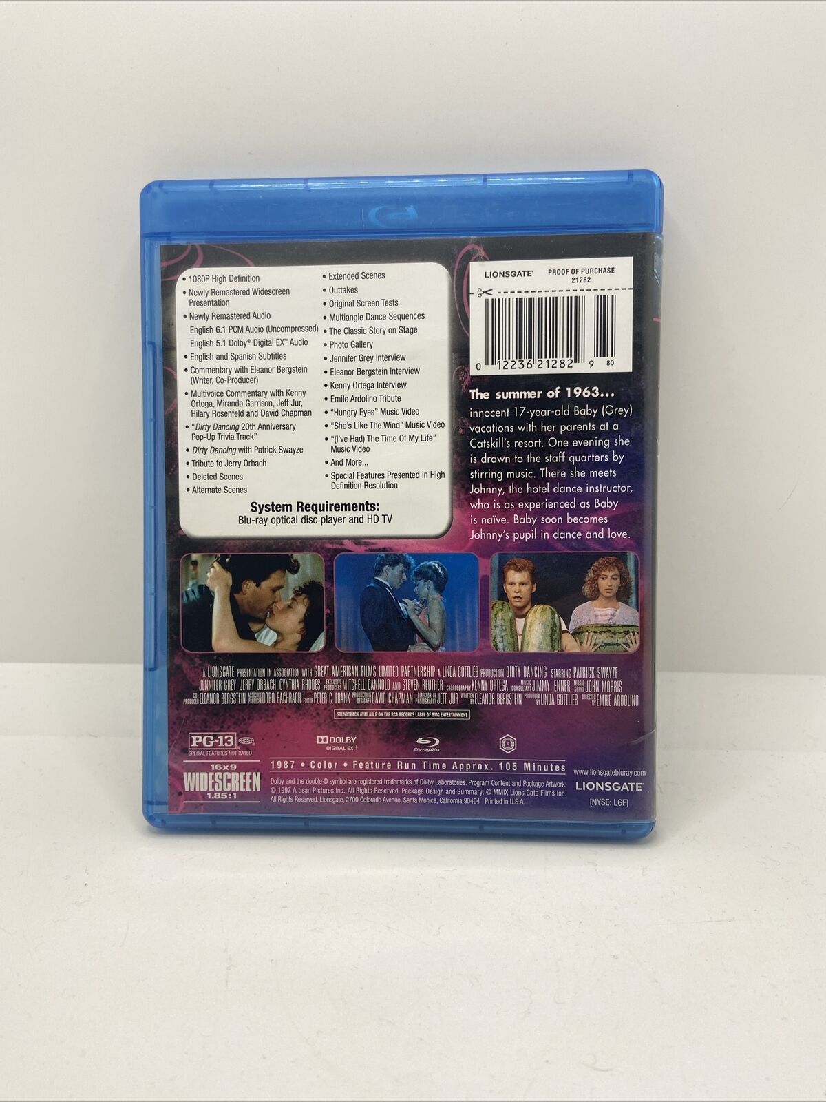 Dirty Dancing (Blu-ray, 1987)