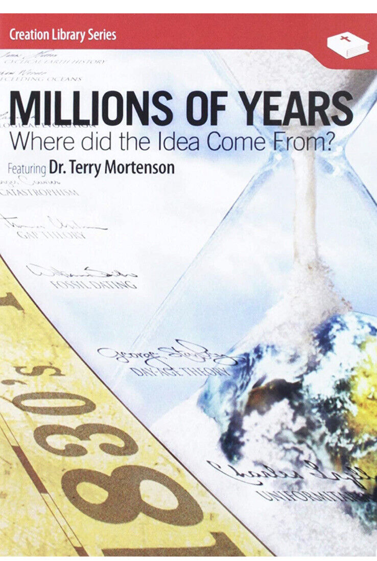 MILLIONS OF YEARS WHERE DID THE IDEA COME FROM - Creation Library DVD NEW/SEALED