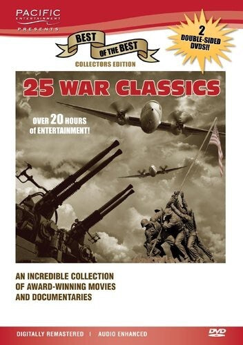 25 War Classics (DVD) Sealed