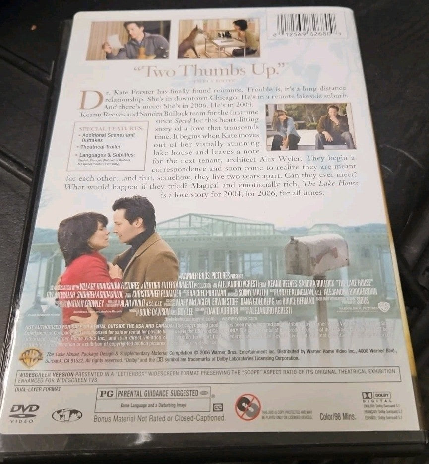 The Lake House (DVD) Widescreen. Brand New