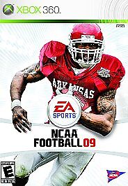 NCAA Football 09 (Microsoft Xbox 360, 2008) No Cover Art. Tested. With Manual