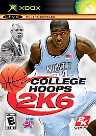 College Hoops 2K6 (Xbox) Tested. No Scratches. New Case