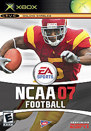 NCAA Football 07 (Microsoft Xbox, 2006) Tested. No Scratches. New Case