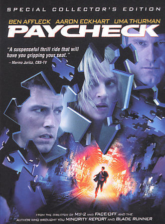 Paycheck (DVD, 2004, Widescreen) New Sealed