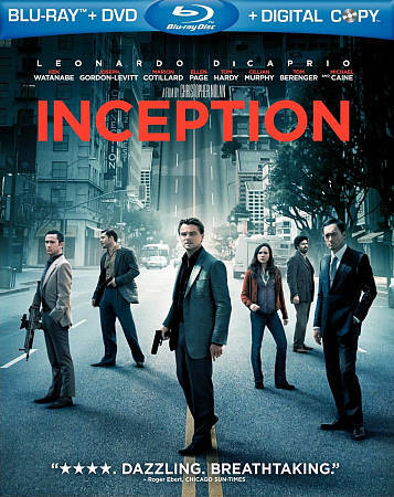 Inception (Blu-ray/DVD, 2010, 2-Disc Set) Sealed. Sleeve Has Shelf Wear