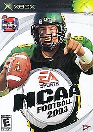 NCAA Football 2003 (Xbox) Tested. No Scratches. New Case. Former Rental