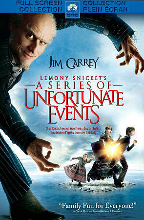 Lemony Snickets A Series of Unfortunate Events (DVD, 2010, Canadian) New Sealed
