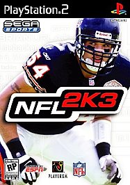 NFL 2K3 (Sony PlayStation 2, 2002) - European Version