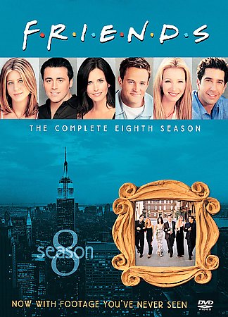 Friends - The Complete Eighth Season (DVD, 2004, 4-Disc Set) Discs Only. Tested