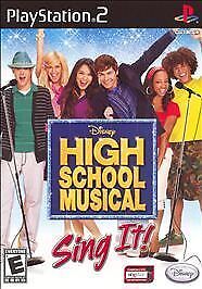 High School Musical: Sing It (PS2) Tested. Manual. Lyrics. Mint