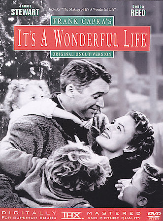 Its a Wonderful Life (DVD, 1998, Uncut Silver Screen Classics Sensormatic...