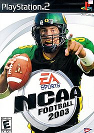 NCAA Football 2003 (PS2) Tested. No Manual. No Scratches. See Pics