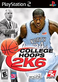 College Hoops 2K6 (PS2) Original Case + Manual + Tested Disc