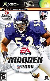 Madden NFL 2005 (Microsoft Xbox, 2004) Tested. No Scratches. New Case.
