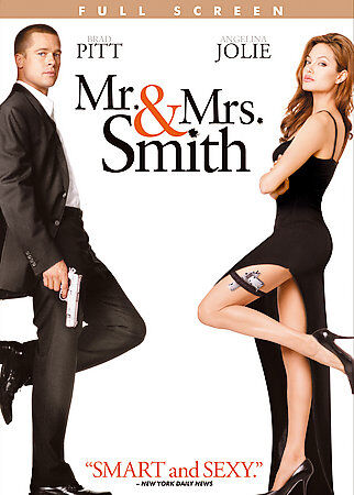 Mr. and Mrs. Smith (DVD, 2005, Full Screen) New Sealed