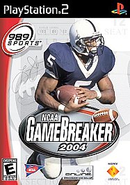 NCAA GameBreaker 2004 (PS2) CIB. W/Manual. Original Case. Manual Has Stain