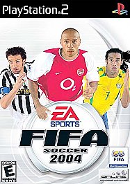 FIFA Soccer 2004 (PS2) Original Case + Manual + Reg + Tested Disc