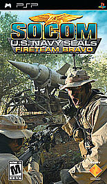 Socom US Navy Seals Fireteam Bravo (PSP UMD) No Game. Case. Manual. Box Art