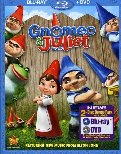 Gnomeo & Juliet (Blu-ray, 2011) No DVD