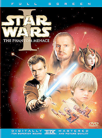 Star Wars Episode I: The Phantom Menace (DVD, 2002, 2-Disc Set, Full Frame)