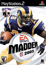 Madden NFL 2003 (PS2) Original Case + Tested disc. See Pics