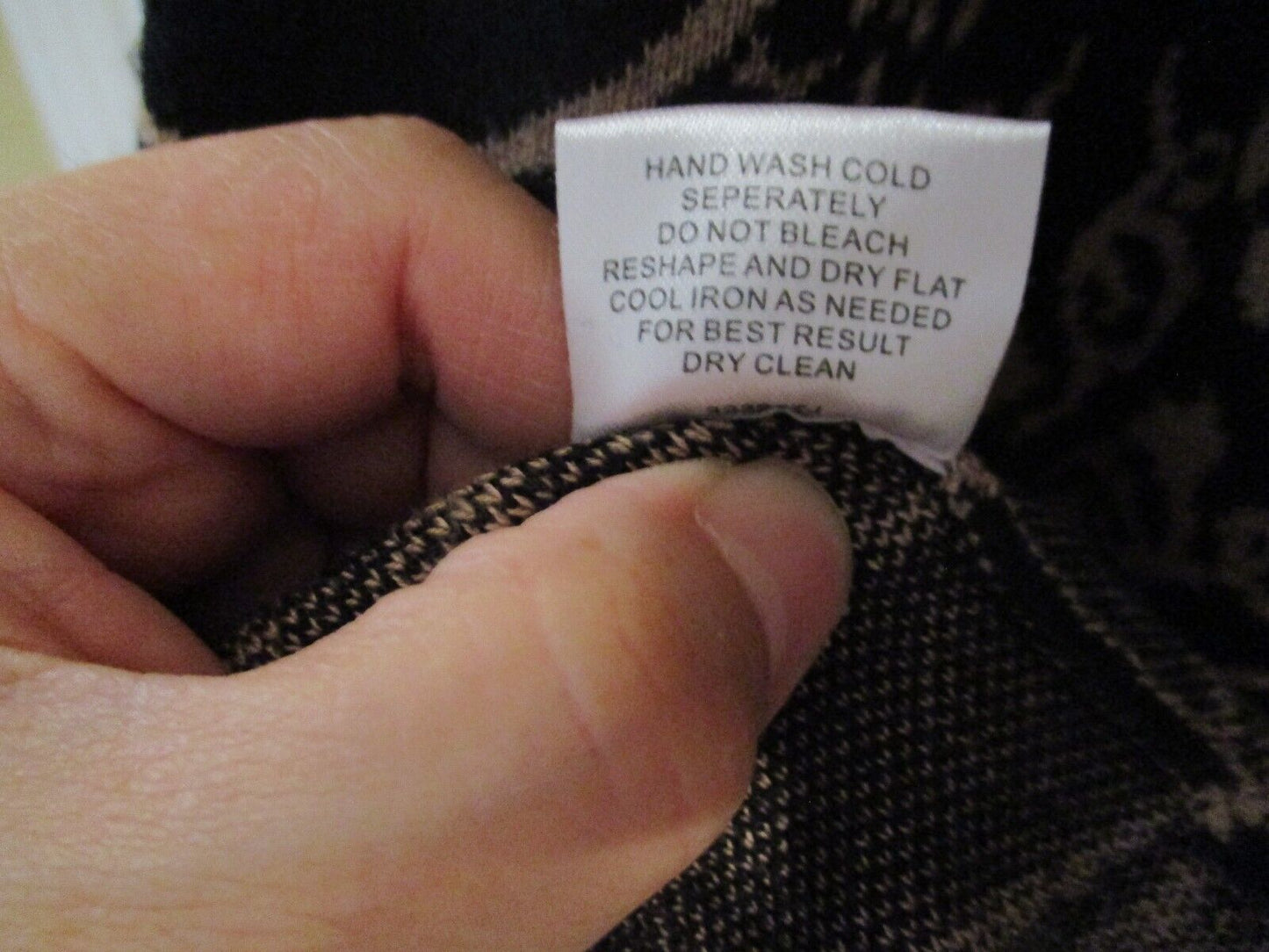 Romeo + Juliet Couture Black Knit Dress MEDIUM