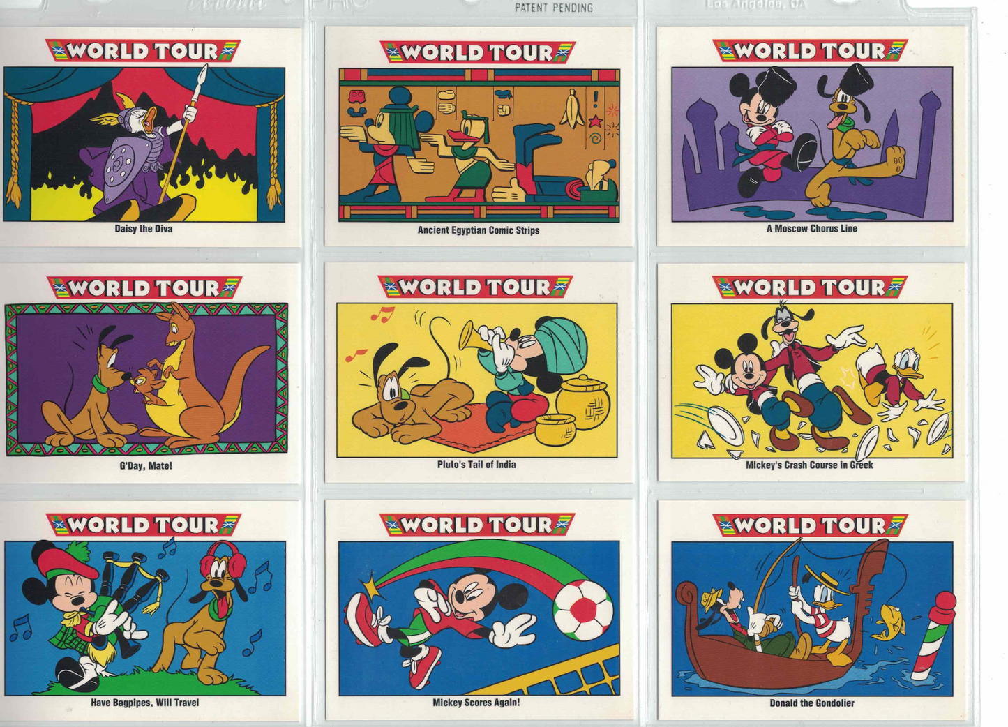Disney Comics / Cards Drop Down