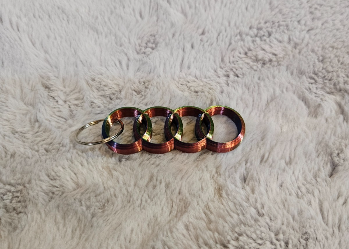 Audi Inspired 3D Printed Key Chains - Choose
