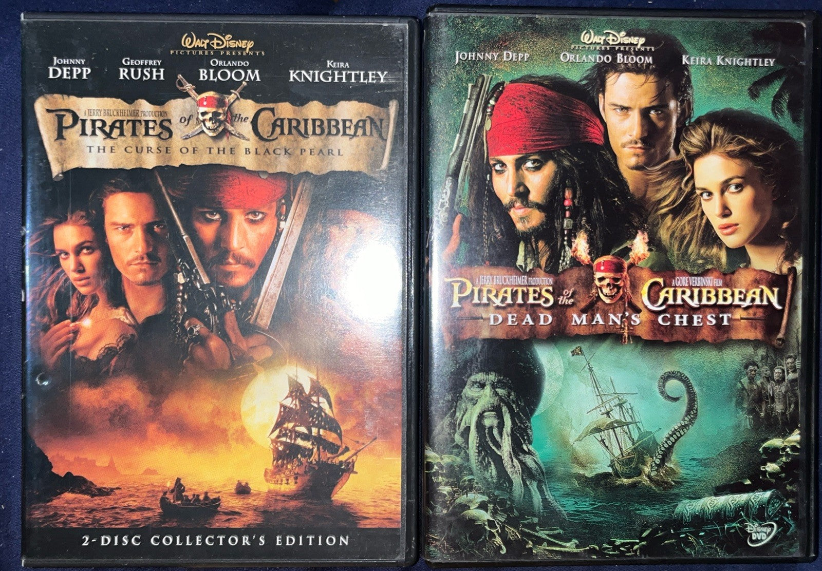 Pirates Of The Caribbean: Curse Of The Black Pearl + Dead Man’s Chest (DVD)