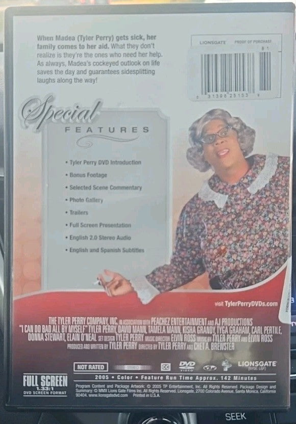 I Can Do Bad All by Myself (DVD, 2002)