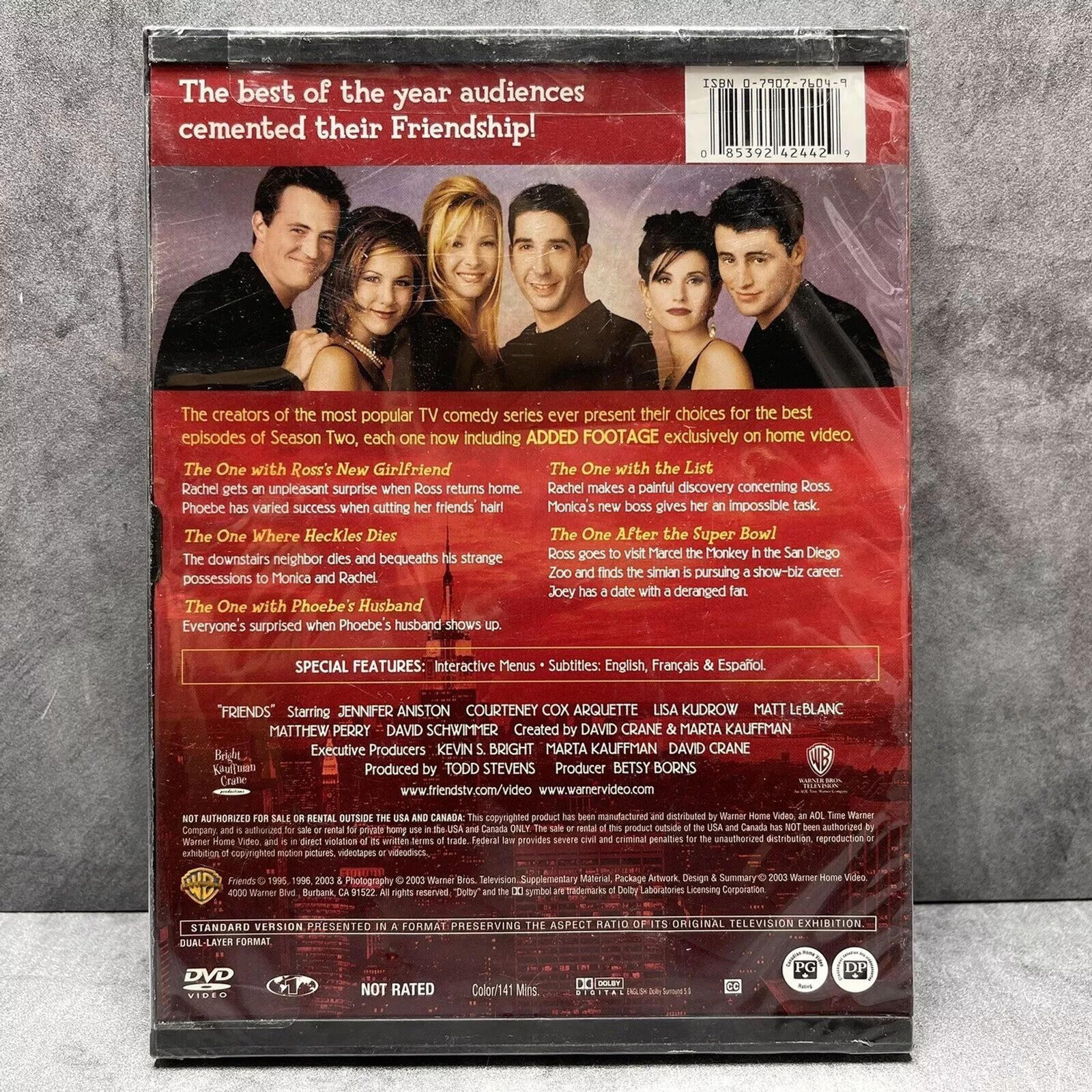 The Best of Friends: Season 2 (DVD, 2003) Top 5 Episodes