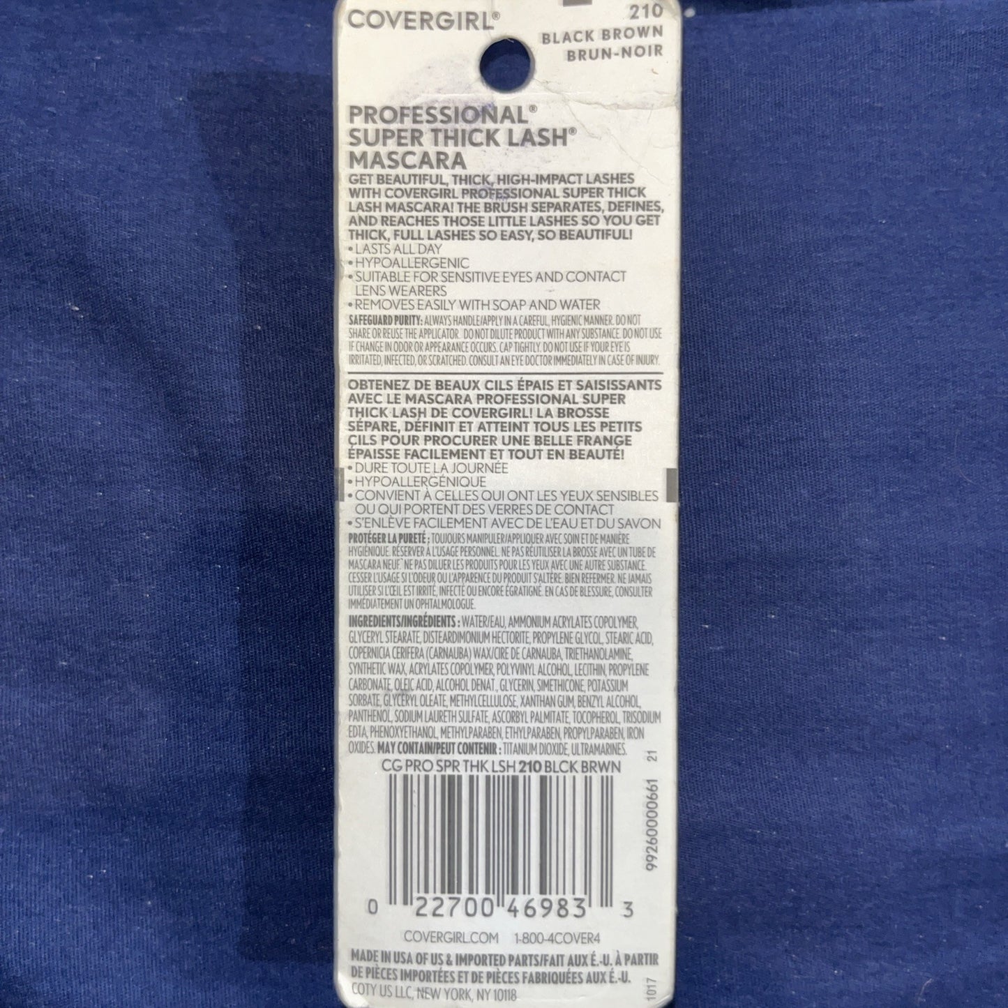 CoverGirl Professional Super Thick Lash Washable Mascara, Black Brown 210, 0....