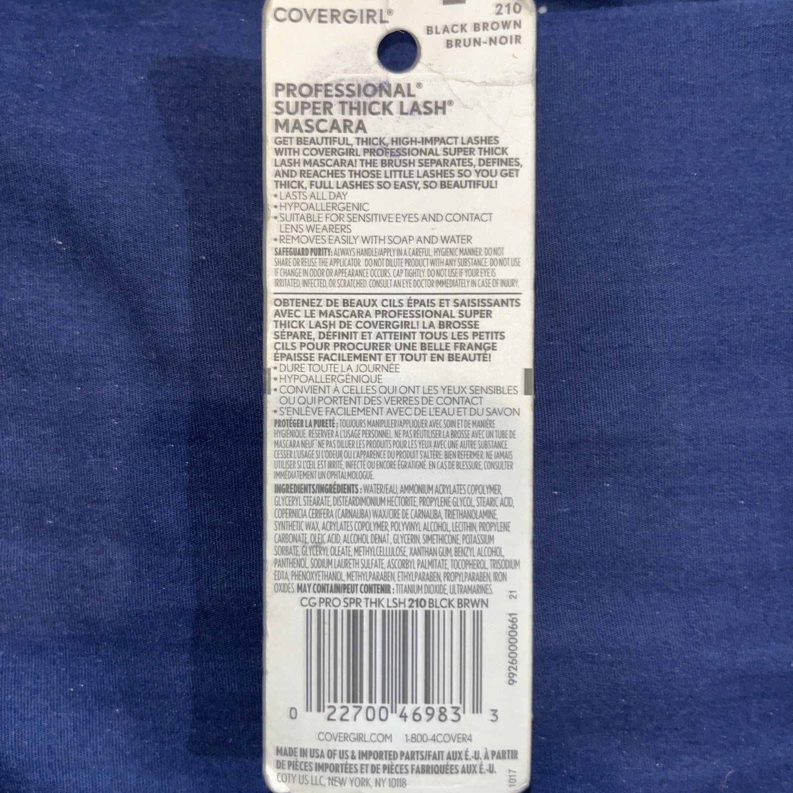 CoverGirl Professional Super Thick Lash Washable Mascara, Black Brown 210, 0....