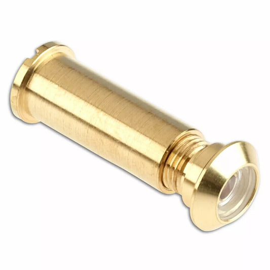 Peephole 160 Degree Brass fits 1-3/8" to 2-1/4" door thickness 7/16" hole size