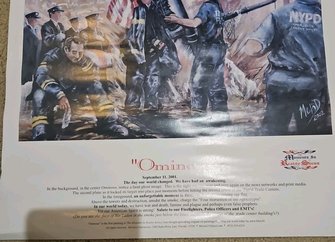 Ominous 9/11 Poster 20x29"