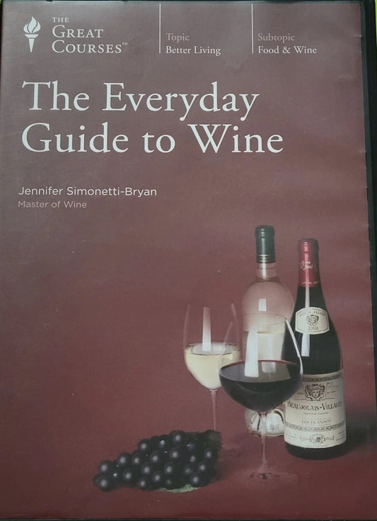 Great Courses The Everyday Guide to Wine DVD 4 Disc   No Book