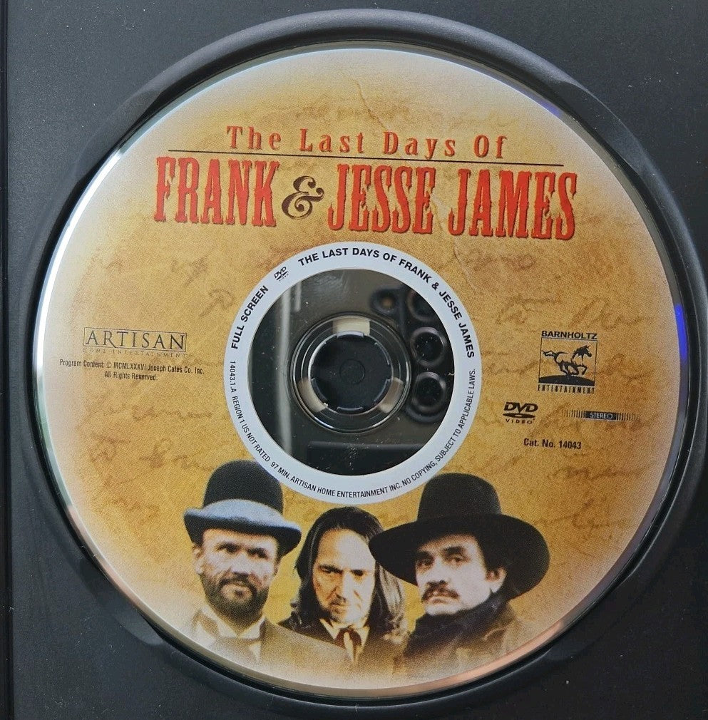 The Last Days of Frank and Jesse James (DVD, 1986)