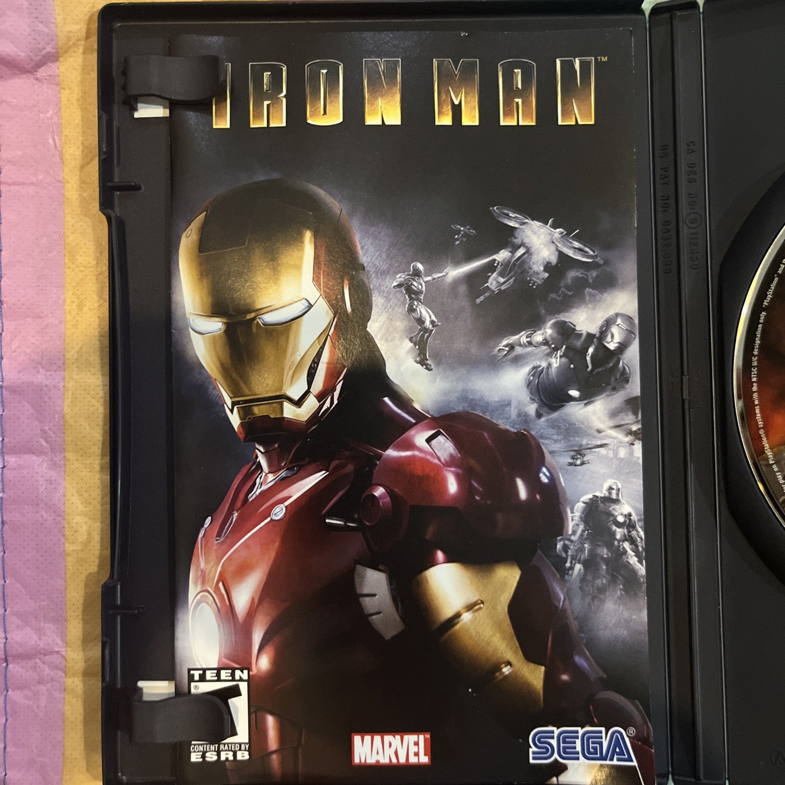 Iron Man (PS2) Tested. Manual. Original Case.
