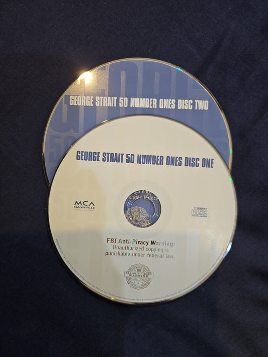 George Strait 50 Number 1 Hits Disc 1 & 2 (CD) DISCS ONLY