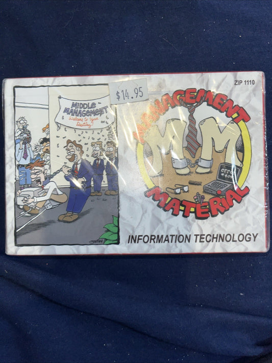 Management Material Card Game Office Cubicle Humor Playing Info Technology Fun