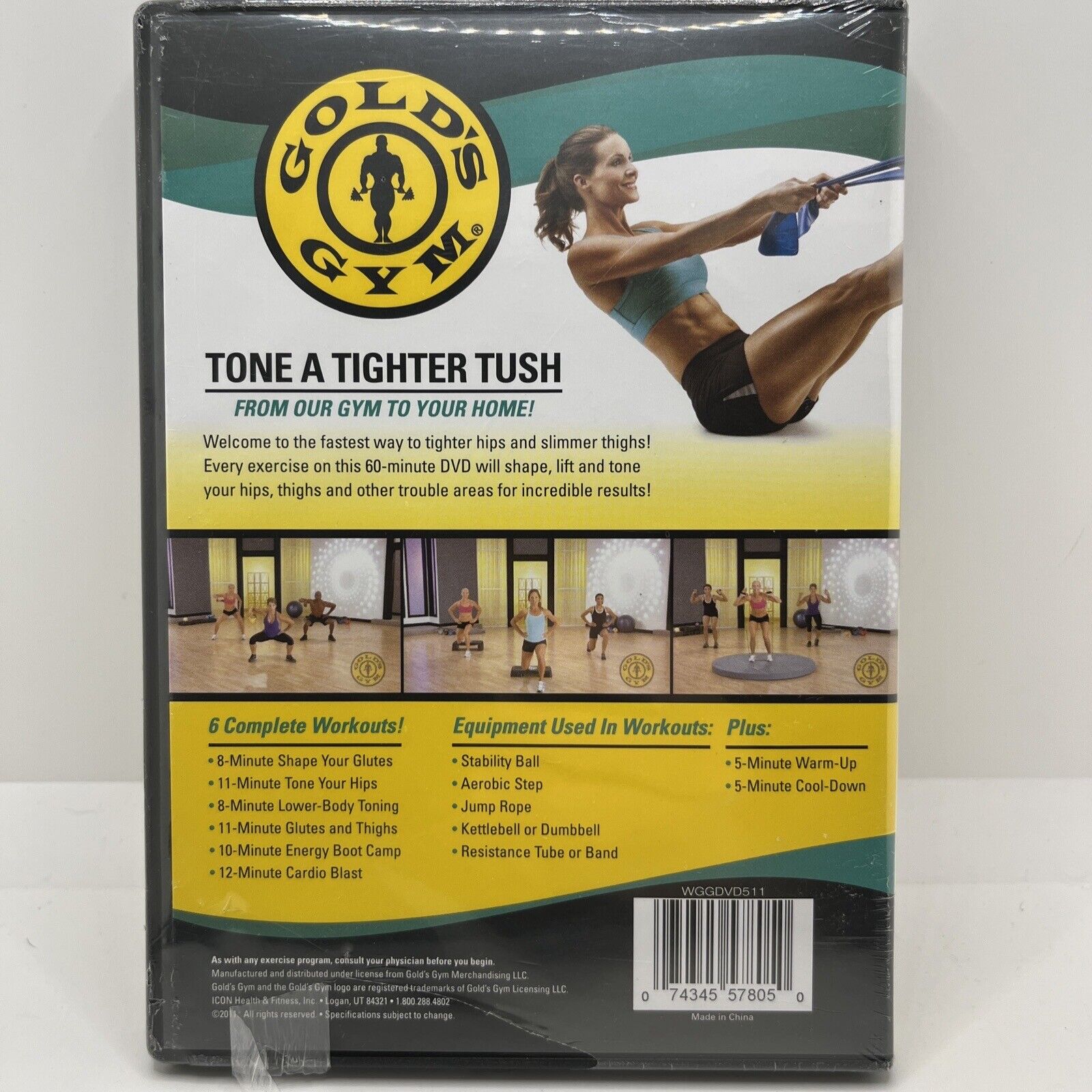 Gold's Gym Tone a Tighter Tush (DVD)