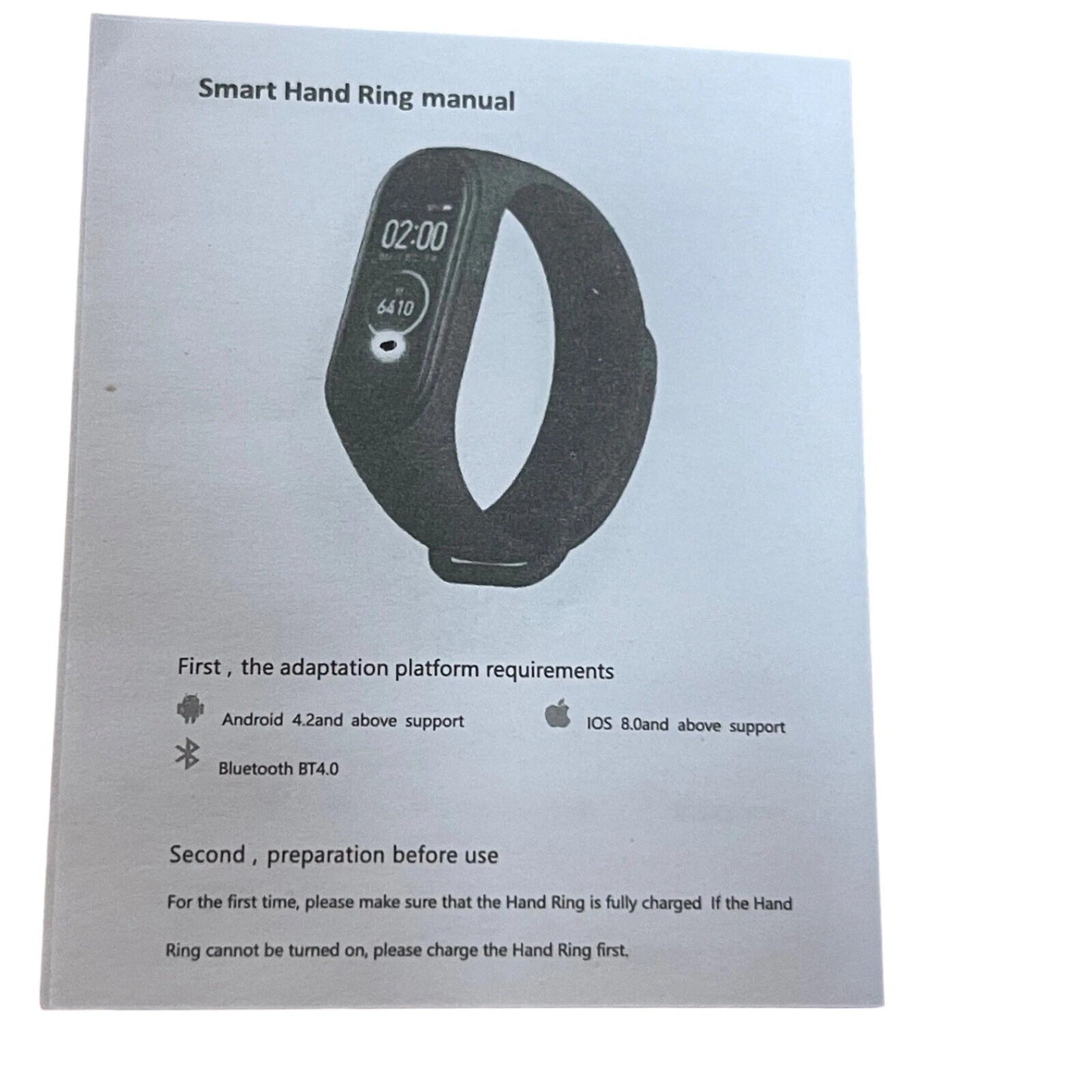 NEW M4 Smart Bracelet Bluetooth Connection Android 4.4+ & IOS above 8.5 Black