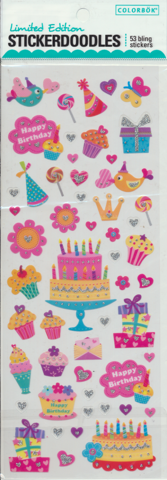 Happy Birthday Stickers